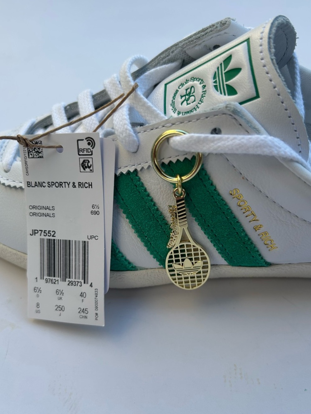 SPORTY & RICH x ADIDAS Originals ‘Blanc’ Colab-Multiple sizes - Picture 7 of 14